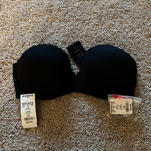 Brand New Black Strapless Push Up Bra